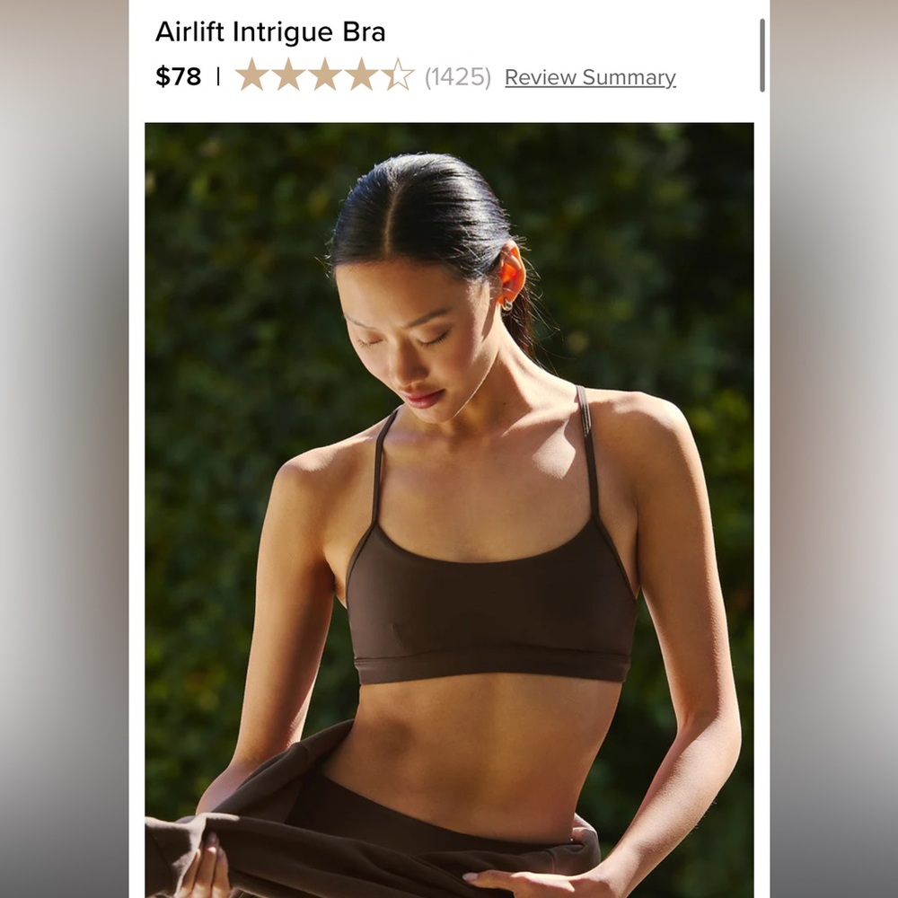 ALO- Small -Airlift Intrigue Bra ONLY